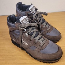 Hi-Tec Trail Boots Mens UK 7 EU 41 Brown Leather Retro Walking Hiking Trekking