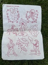 Vintage embroidery iron on - iron,