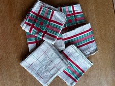 6 Vintage French Serviettes -
