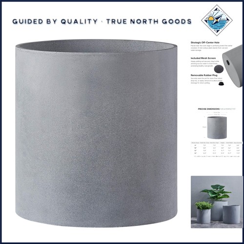 Modern planter with drainage - modern,