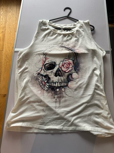Ladies vest top size white - ladies,