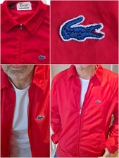 Lacoste Red Windbreaker