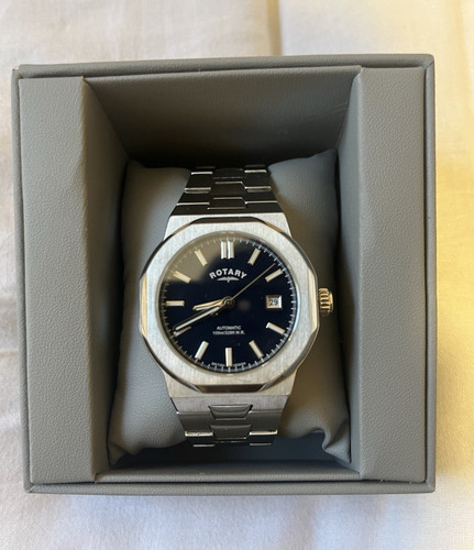 Rotary automatic blue dial - automatic,