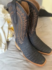 Ariat croc leather western - ariat,