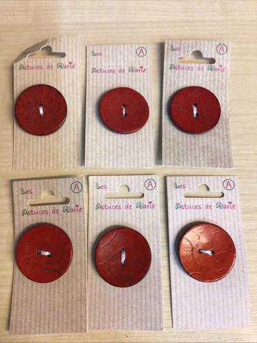30mm bright red coconut - bright,