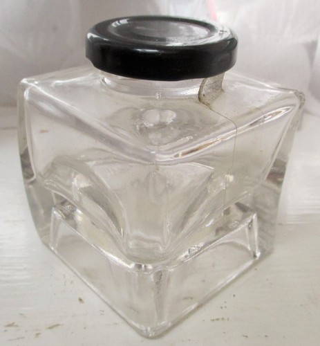 Antique glass inkwell - inkwell, g