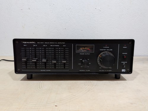 Amplifier realistic mpa 100 - realistic,