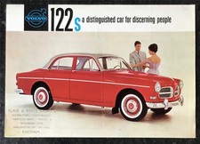 VOLVO 122S Car Sales Specification & Colours Leaflet SEP 1960 #RK 46 9.60 10000