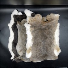 4PCS Real Fur Rabbit Skin