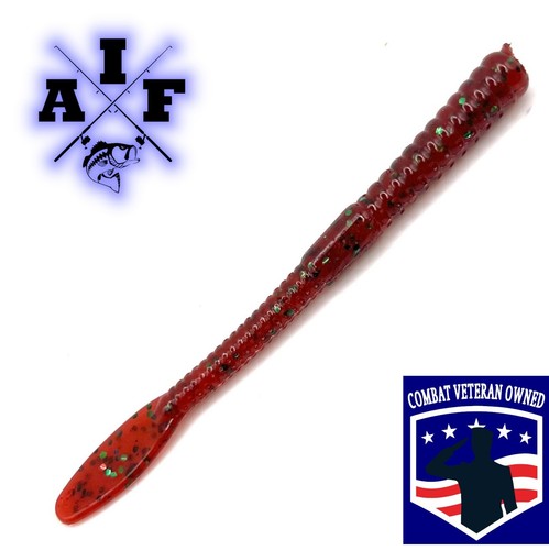 30ct red bug beaver tail - 4”,