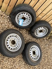 4x 185 R 13C Tyres + Steel