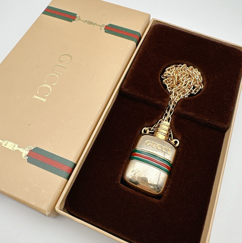Gucci necklace perfume bottle - necklace,