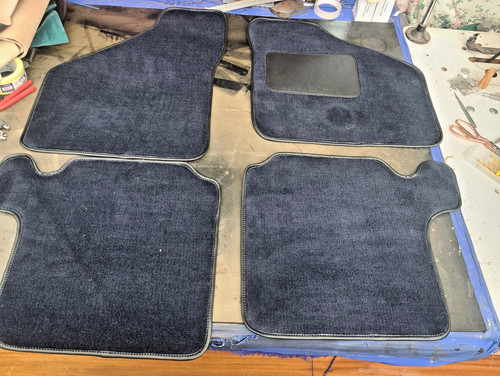 Classic mini carpet - mats, navy