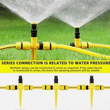 3X 360° Water Sprinkler Lawn