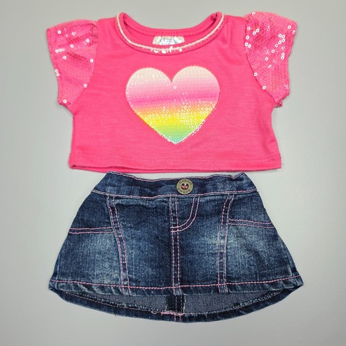 Build bear pink rainbow - bear,