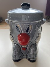 Vintage Dusty Bin Money Box 1980’s 321 TV programme 