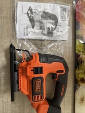 BLACK+DECKER 18V Cordless Pendulum Jigsaw - Bare Unit (Battery not Included), BD