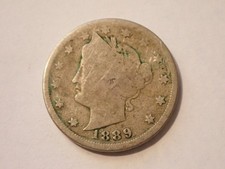 1889 USA LIBERTY HEAD NICKEL 5