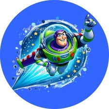 Buzz Lightyear watercolor Toy Story  NOT OFFICIAL edible print cake topper