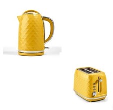 Yellow Diamond 2 Slice Toaster