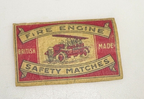 Vintage british matchbox - vintage,