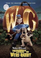 WallaceGromit In The Curse Of The Were Rabbit Movie Poster A1 A2 A3
