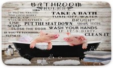 Cute Animal Piggy Funny Mat