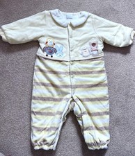 BABY FULLY PADDED SLEEPSUIT Winter Babygrow 6-9 Months