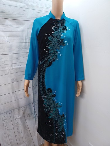 Vtg velvet chiffon - vtg, long