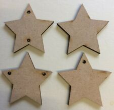 MDF Stars Shapes Wooden Craft
