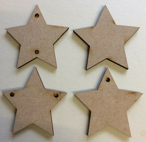Mdf stars shapes wooden - shapes,