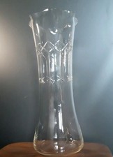 Elegant clear glass vase - elegant,