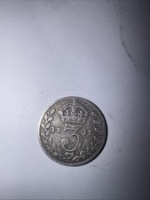 British 1917 Silver Threepence