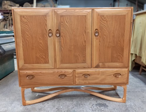 Rare ercol 512 tall sideboard - ercol,
