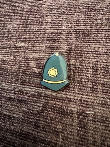 British police helmet pin - british,