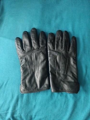 Mens leather lined gloves - mens,