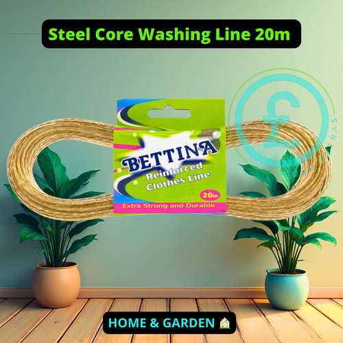 Steel core washing line 20m - washing,