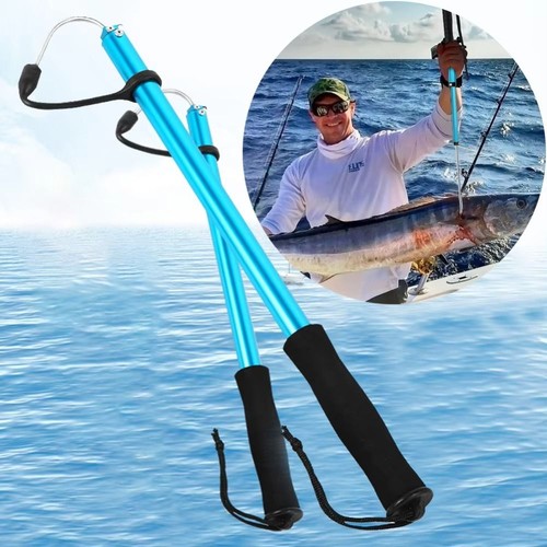 Aluminum alloy pole - aluminum, fish