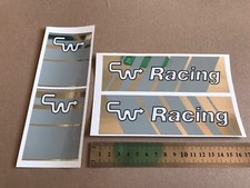 CW Racing Frame Decals - Old