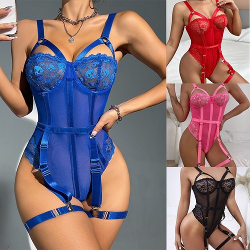 Sexy bodysuit suspender - bodysuit, with