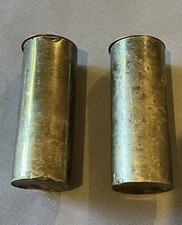 Pair Antique Vienna Wall Clock Weights 1.4kg each weight 