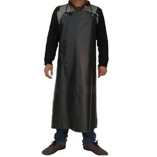 Men's Heavy Duty Waterproof Extra Long Apron for Kitchen Lab Butcher Fishing