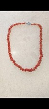 Vintage Red Coral Necklace Raw