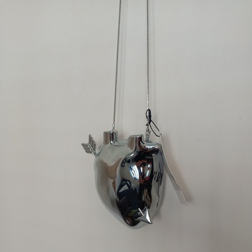 Zara rare silver heart bag - silver,