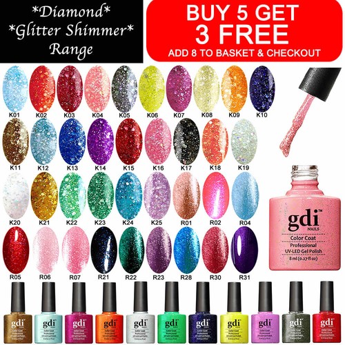 Gdi nails diamond - nails, glitters
