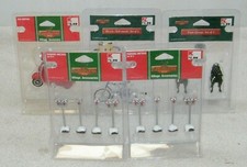 NEW! LEMAX COVENTRY COVE VILLAGE ACCESSORIES METERS, PATIO, BICYCLES, RED MOPED