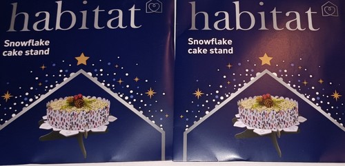 Christmas habitat snowflake - x2,