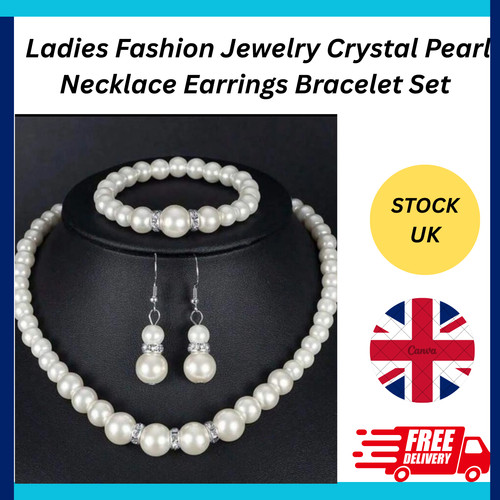 Pearl necklace earring - pearl,
