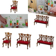 Dollhouse Wooden Chair 1/12