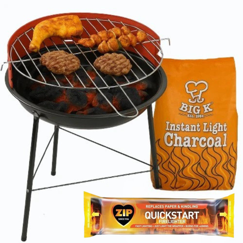 Portable round barbecue - portable,